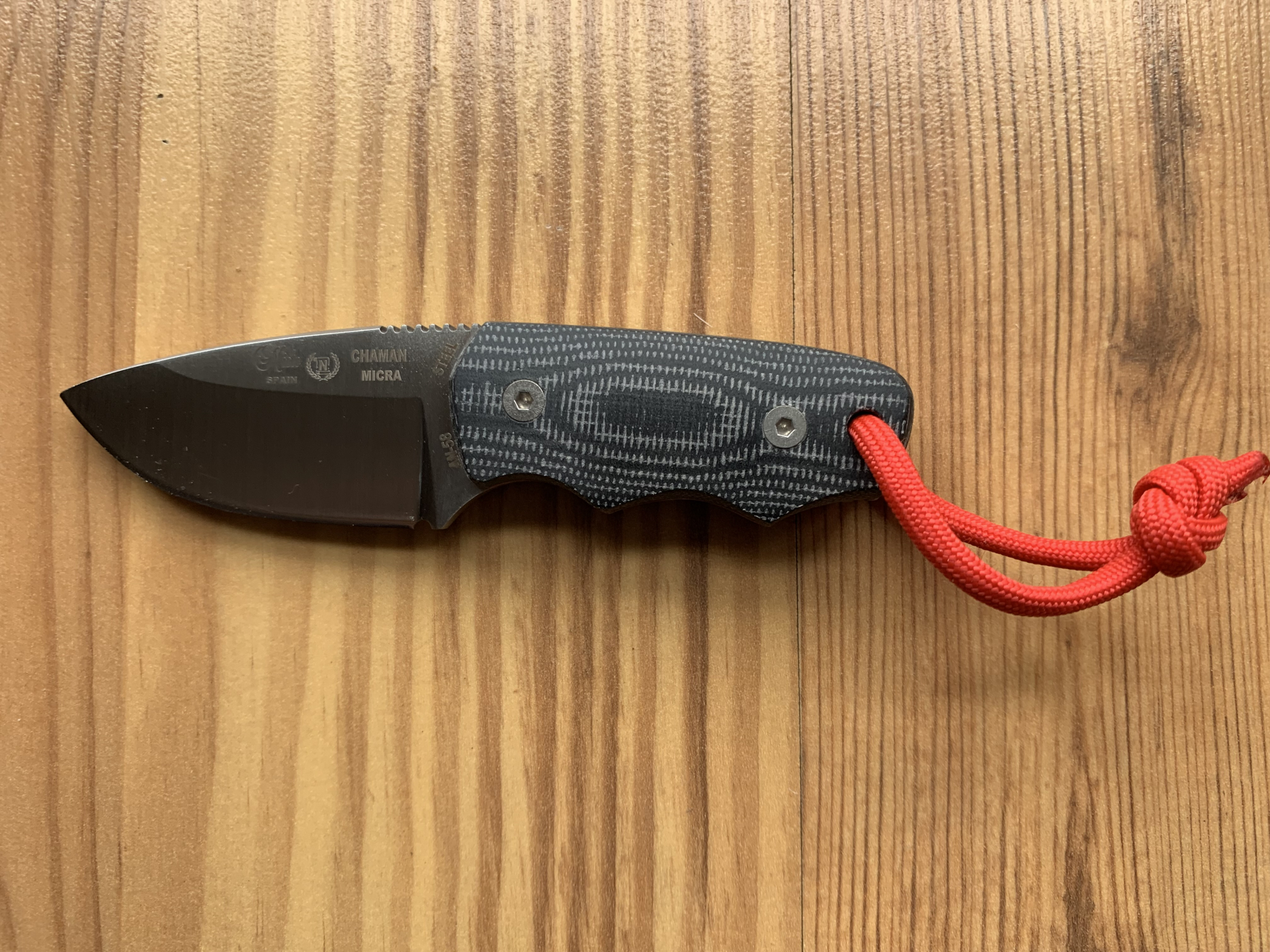 NIETO Neck-Knife "CHAMAN MICRA" in Full-Tang-Bauweise – Bild 4