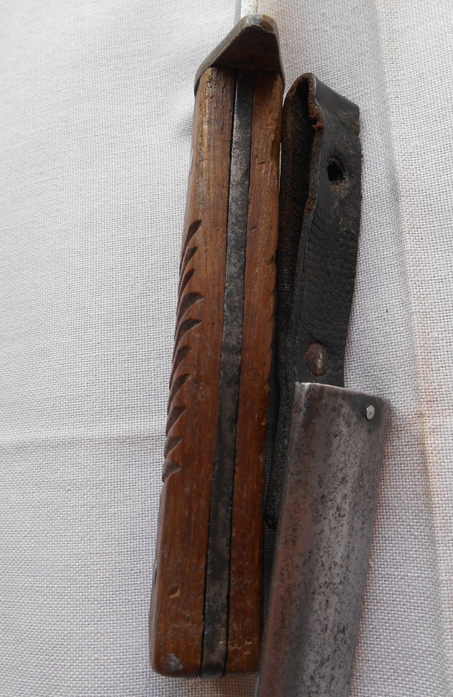 Grabendolch Messer Gottlieb Hammesfahr Solingen Foche – Bild 4