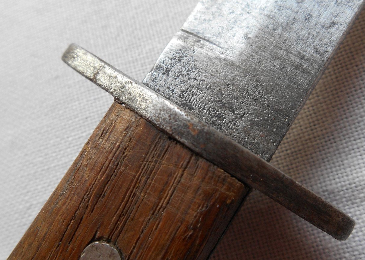 Grabendolch Messer Gottlieb Hammesfahr Solingen Foche – Bild 2