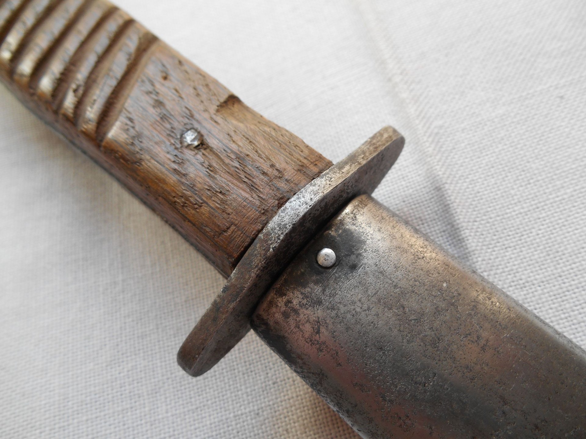 Grabendolch Messer Gottlieb Hammesfahr Solingen Foche – Bild 3