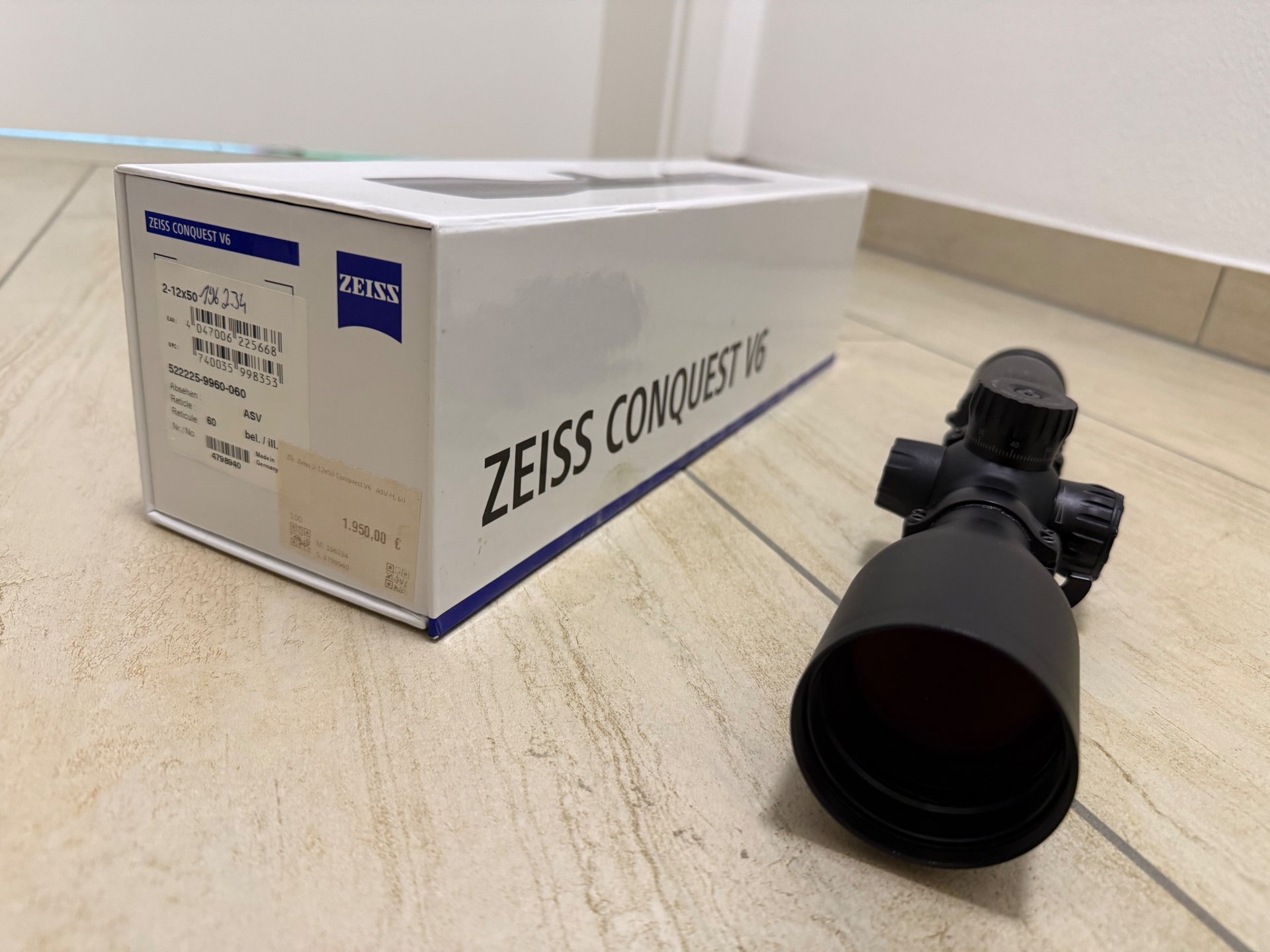 Zeiss V6 2-12 x 50 ASV mit Picatinny Montage – Bild 2