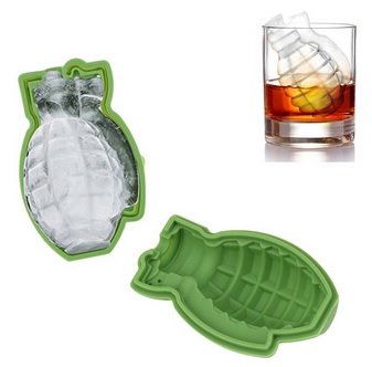 3D Silikon-Eisform „Handgranate“ – lebensmittelecht, detailreich, ideal für Whisky & Cocktails – Bild 1