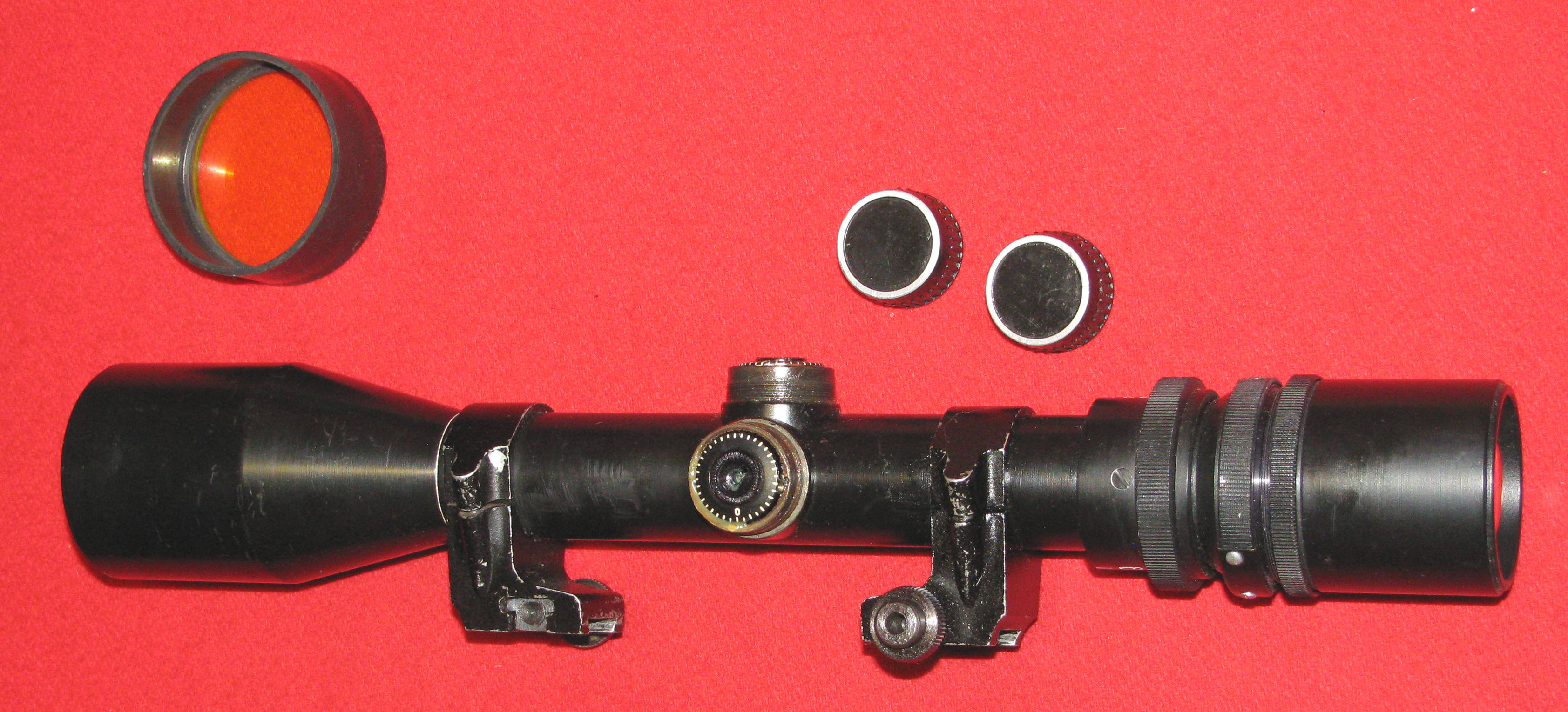 ZF / Zielfernrohr, ein Russisches 3 - 9 x 38 mit zwei ( 2 ) ! Absehen und Montage – Bild 1