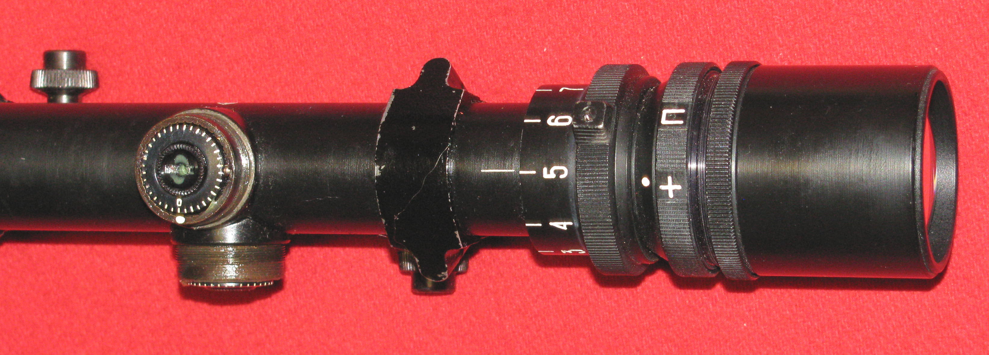 ZF / Zielfernrohr, ein Russisches 3 - 9 x 38 mit zwei ( 2 ) ! Absehen und Montage – Bild 4