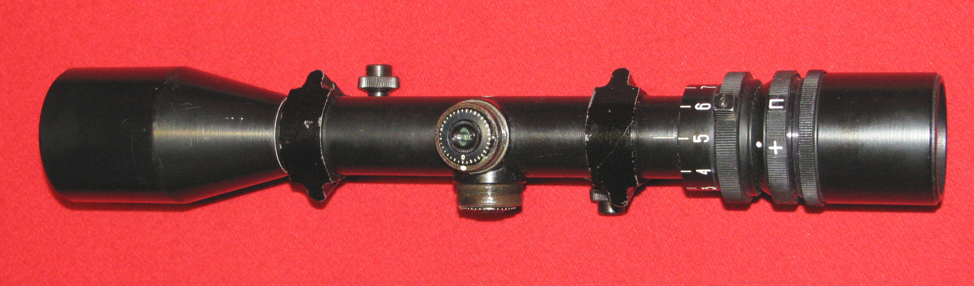 ZF / Zielfernrohr, ein Russisches 3 - 9 x 38 mit zwei ( 2 ) ! Absehen und Montage – Bild 3