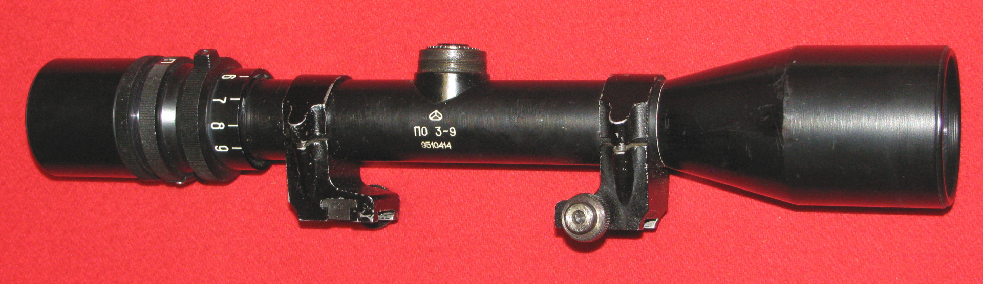 ZF / Zielfernrohr, ein Russisches 3 - 9 x 38 mit zwei ( 2 ) ! Absehen und Montage – Bild 5