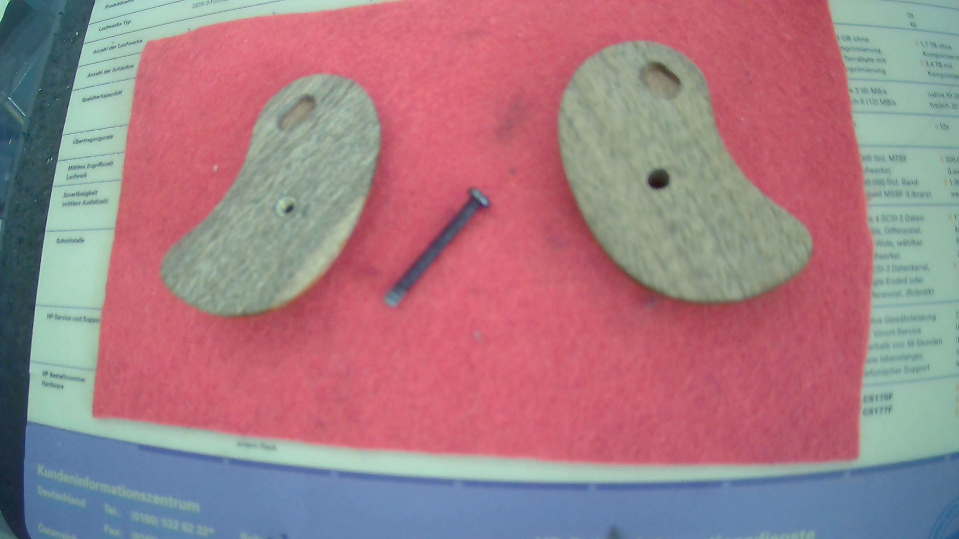 Derringer Noris Twinny und Twi-Nine,Holzgriff-Schalen. – Bild 2