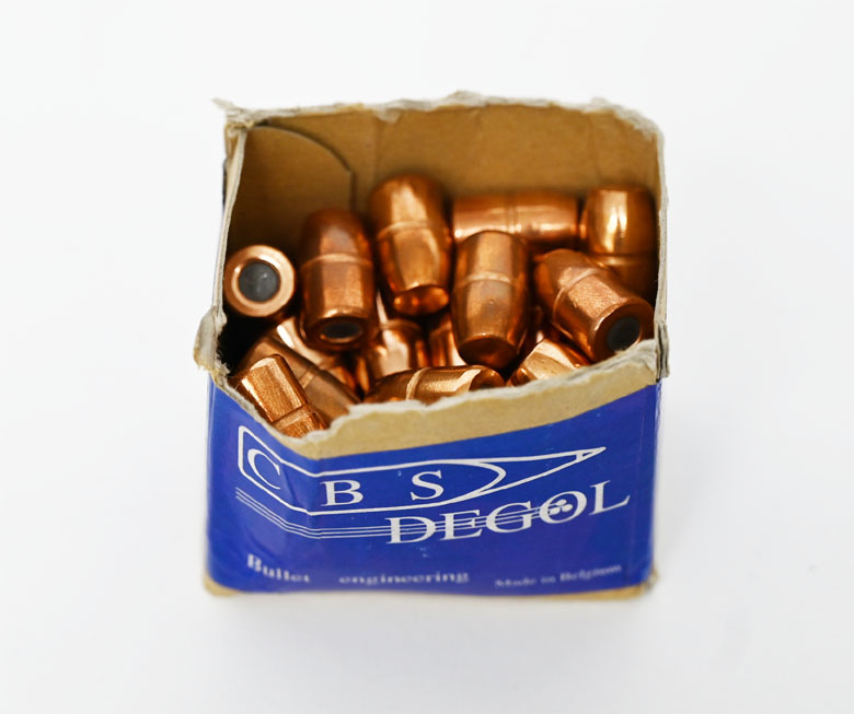 45 Degol Vollmantel Flachkopf Geschosse, Diameter .475, 325 Grain – Bild 1