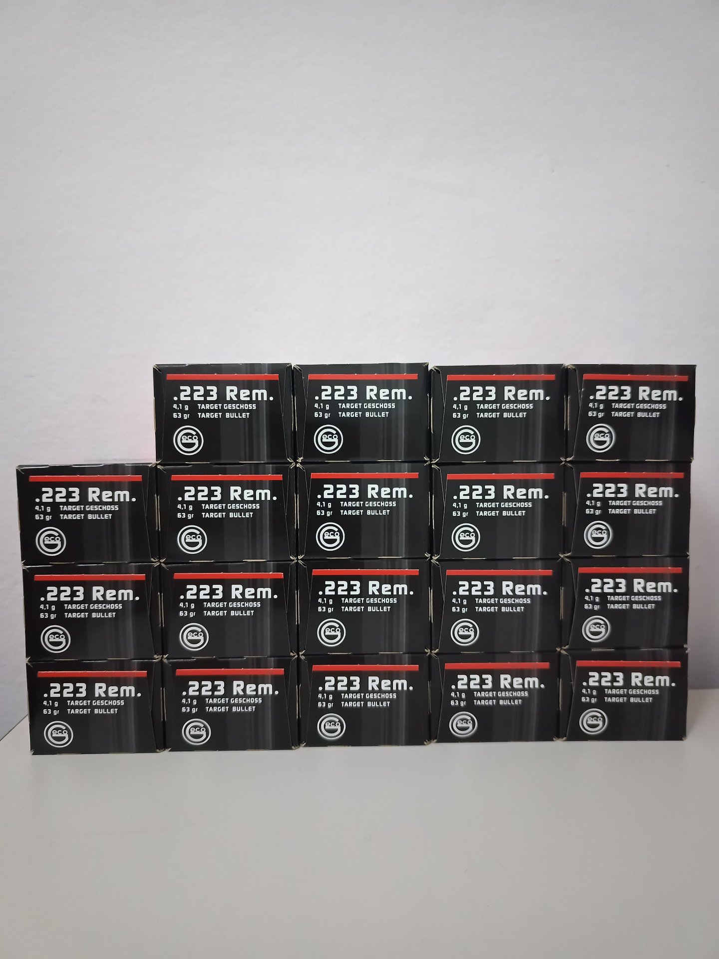 950 Schuss Geco .223 Rem. 63gr. – Bild 1