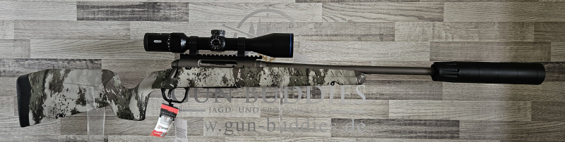 Neuware vom Fachhandel - Repetierbüchse Savage AXIS II PRO Woodland .22-250 Rem. - Komplettset – Bild 1