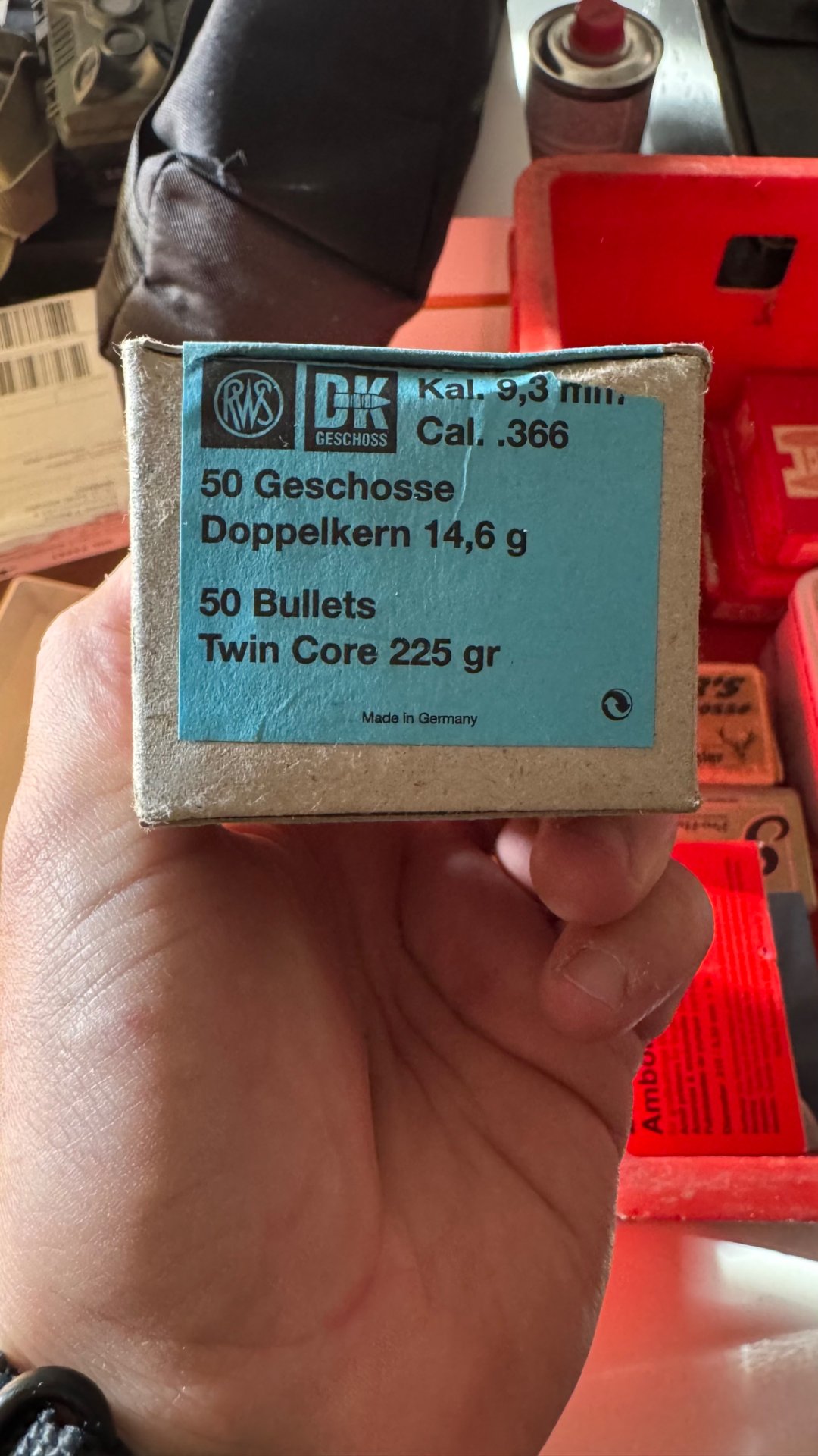 RWS 9,3mm Geschosse DK Geschoss 225gr – Bild 2