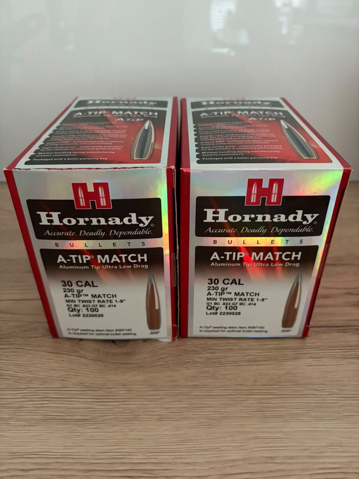 Hornady A-Tip Match - 230 gr. Geschoss, Long Range 300 Norma Magnum PRS WinMag WSM – Bild 1