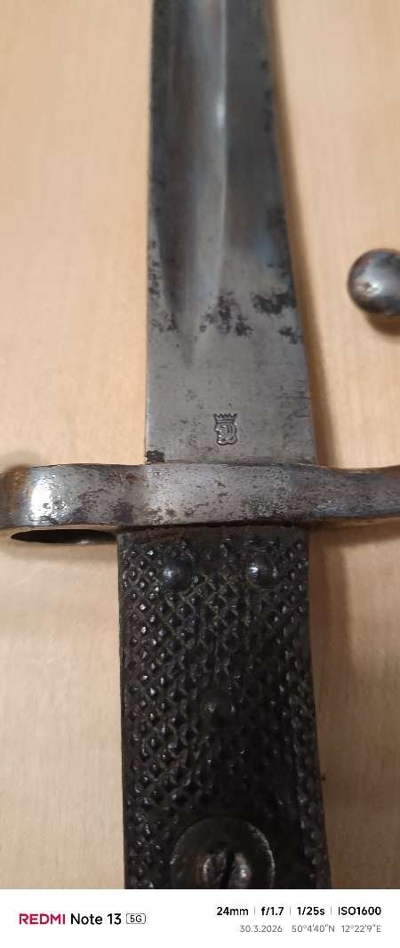 Seitengewwehr M 1867 Danemark – Bild 3