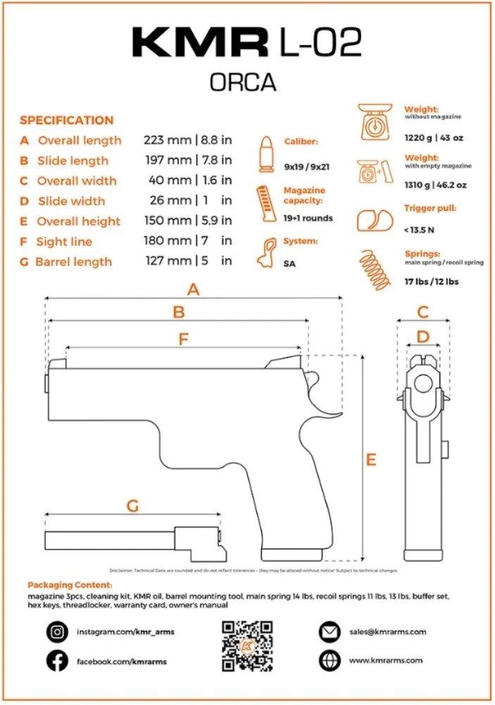 KMR L-02 ORCA OR / 9mm – Bild 4