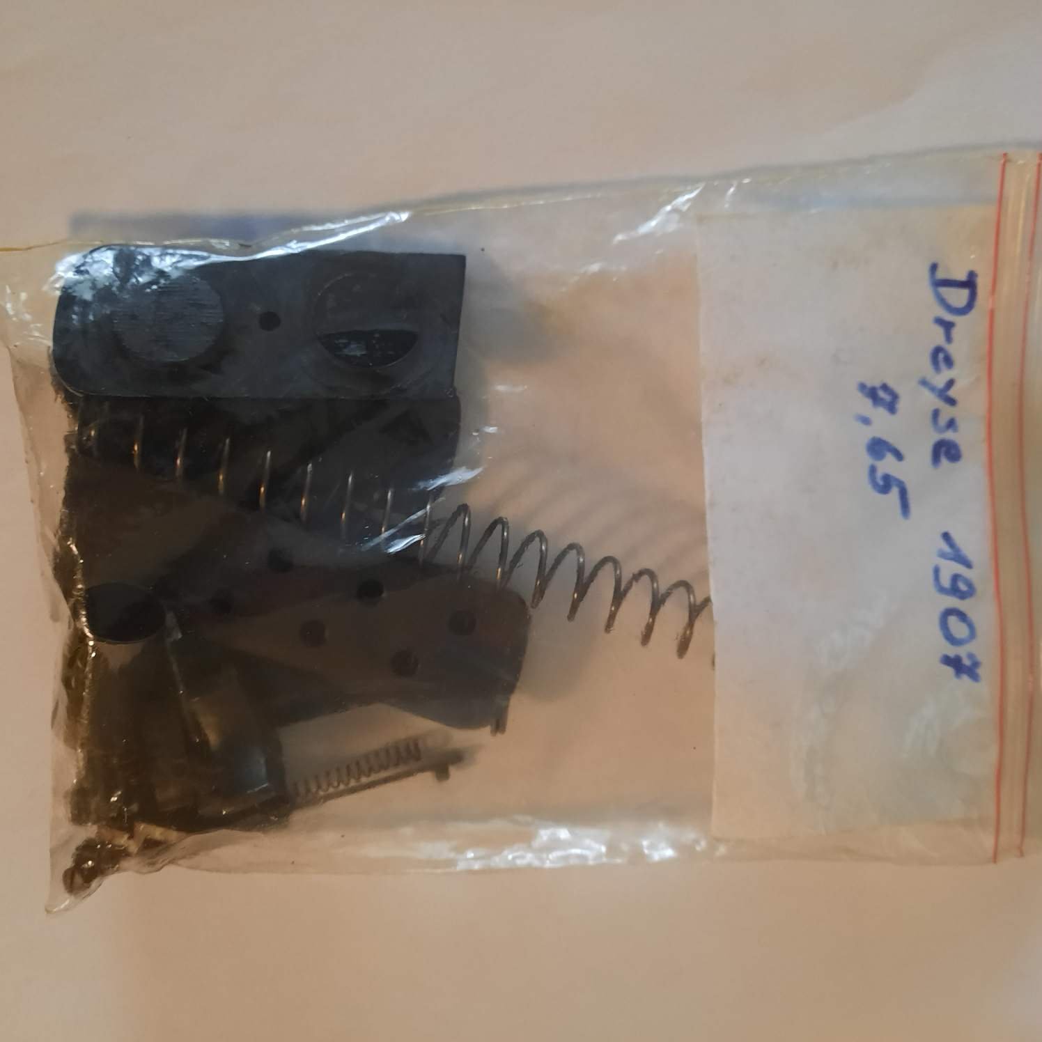 Konvolut Ersatzteile Kleinteile Dreyse M1907 7,65mm Dreyse 07 – Bild 3