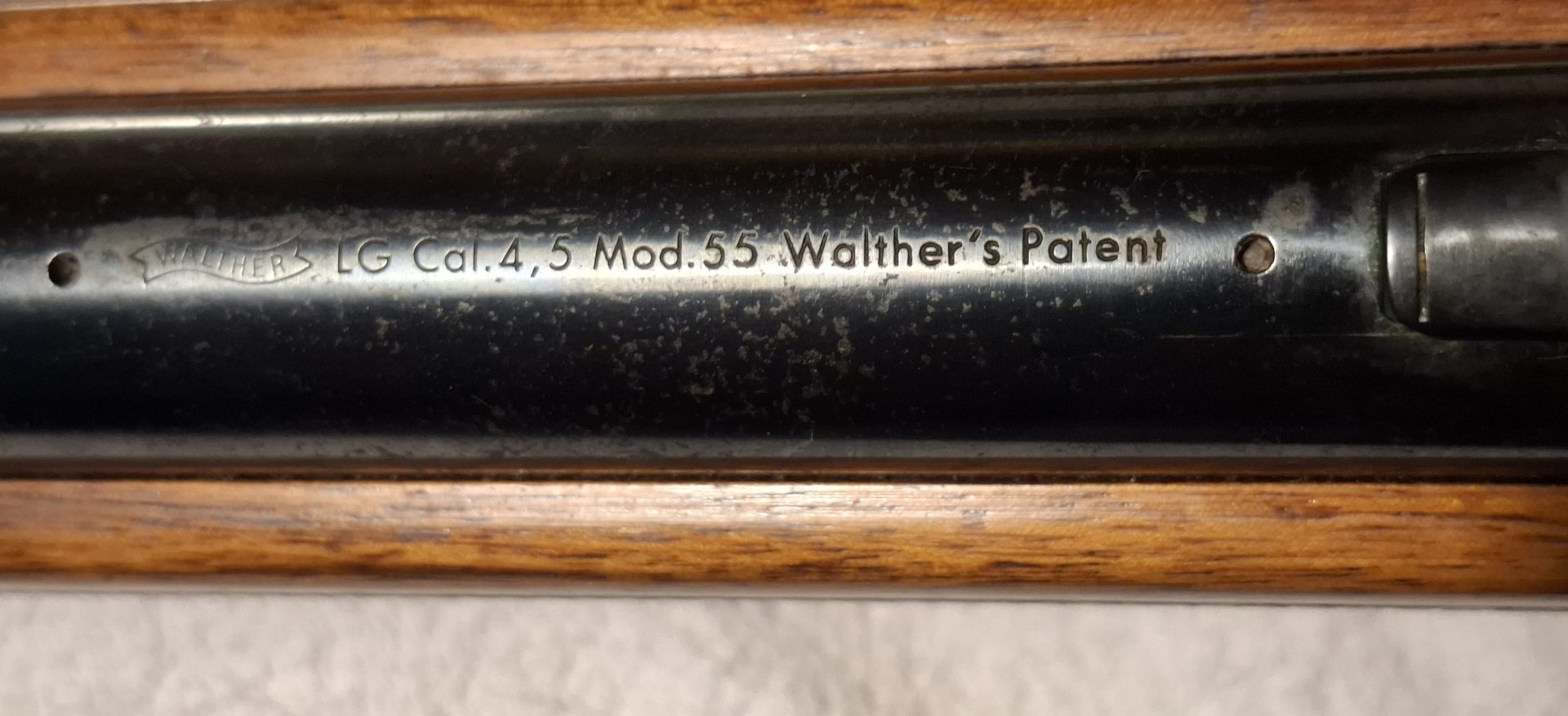 MATCH-LUFTGEWEHR WALTHER LG 55, 4,5mm – Bild 2