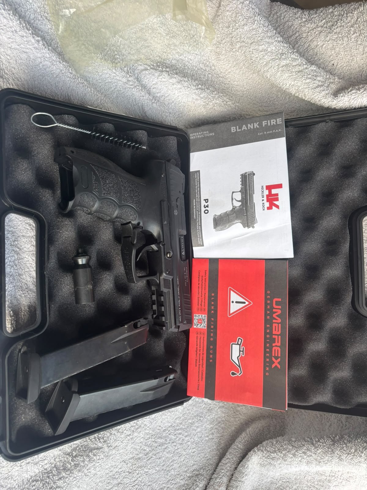 Umarex H&K P30 SSW 9mm P.A.K unbenutzt – Bild 1