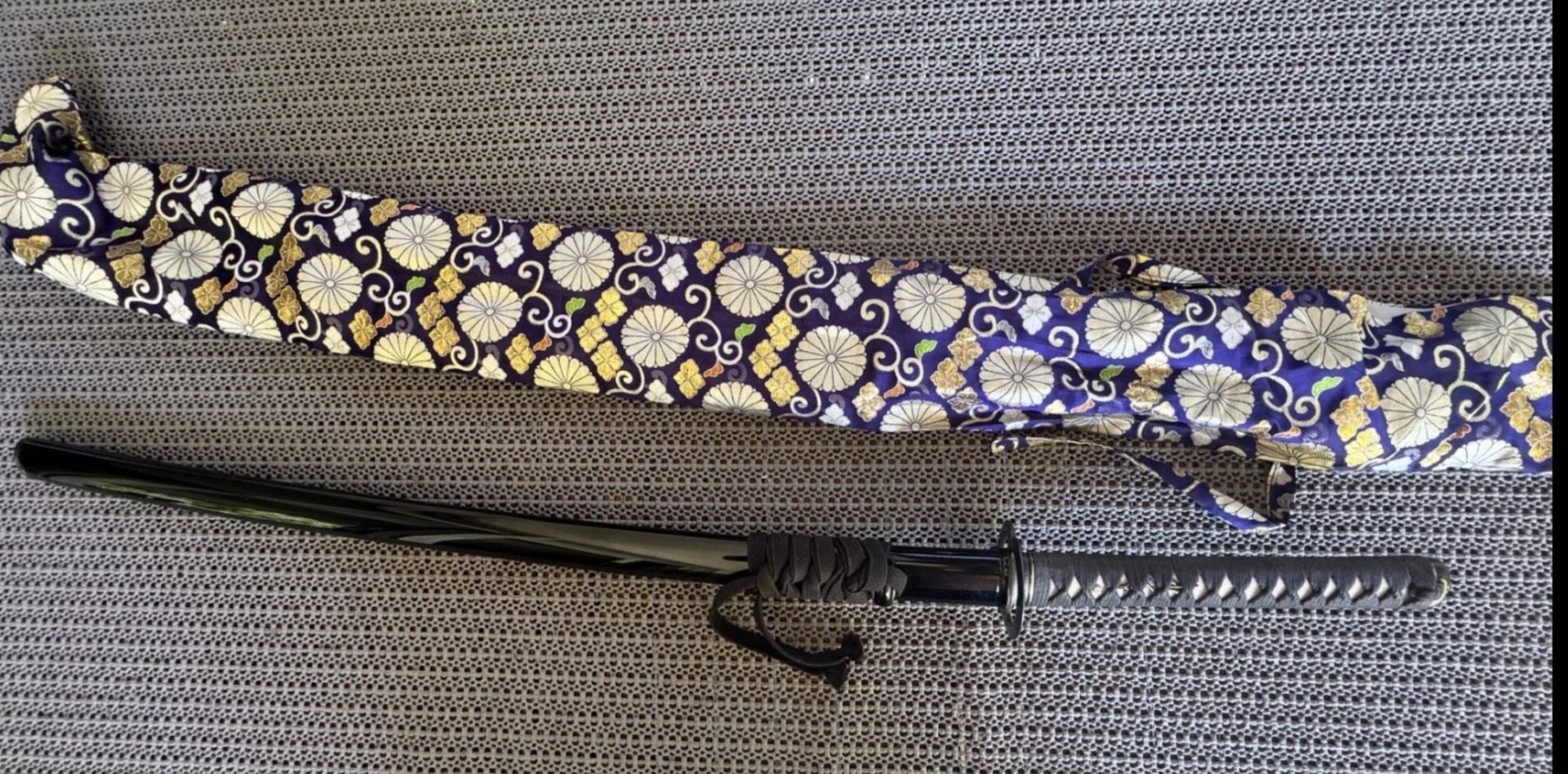 Jürgen Königshofer Messer Custom Katana Schwert 1996 Geschmiedet D2 Stahl (DIN 1.2379) Kryo-gehärtet – Bild 4