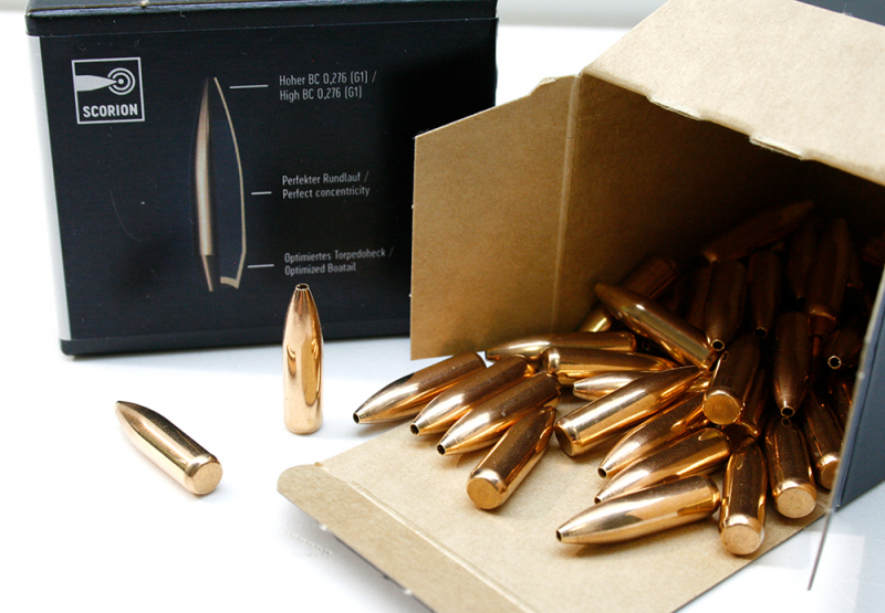 50 Stück NEUE RWS Geschosse SCORION Match Geschosse HP .224 / 5,56MM - 69grs 4,5g Hohlspitz #2421639 – Bild 1