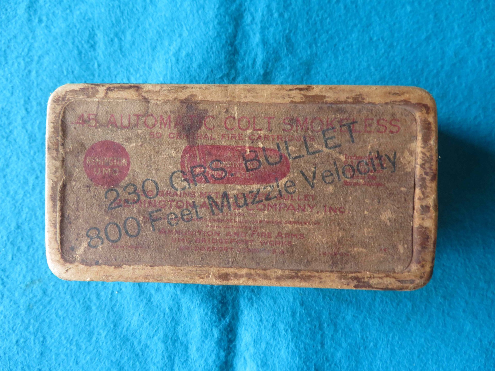 Antike Patronenschachtel aus USA – Bild 1