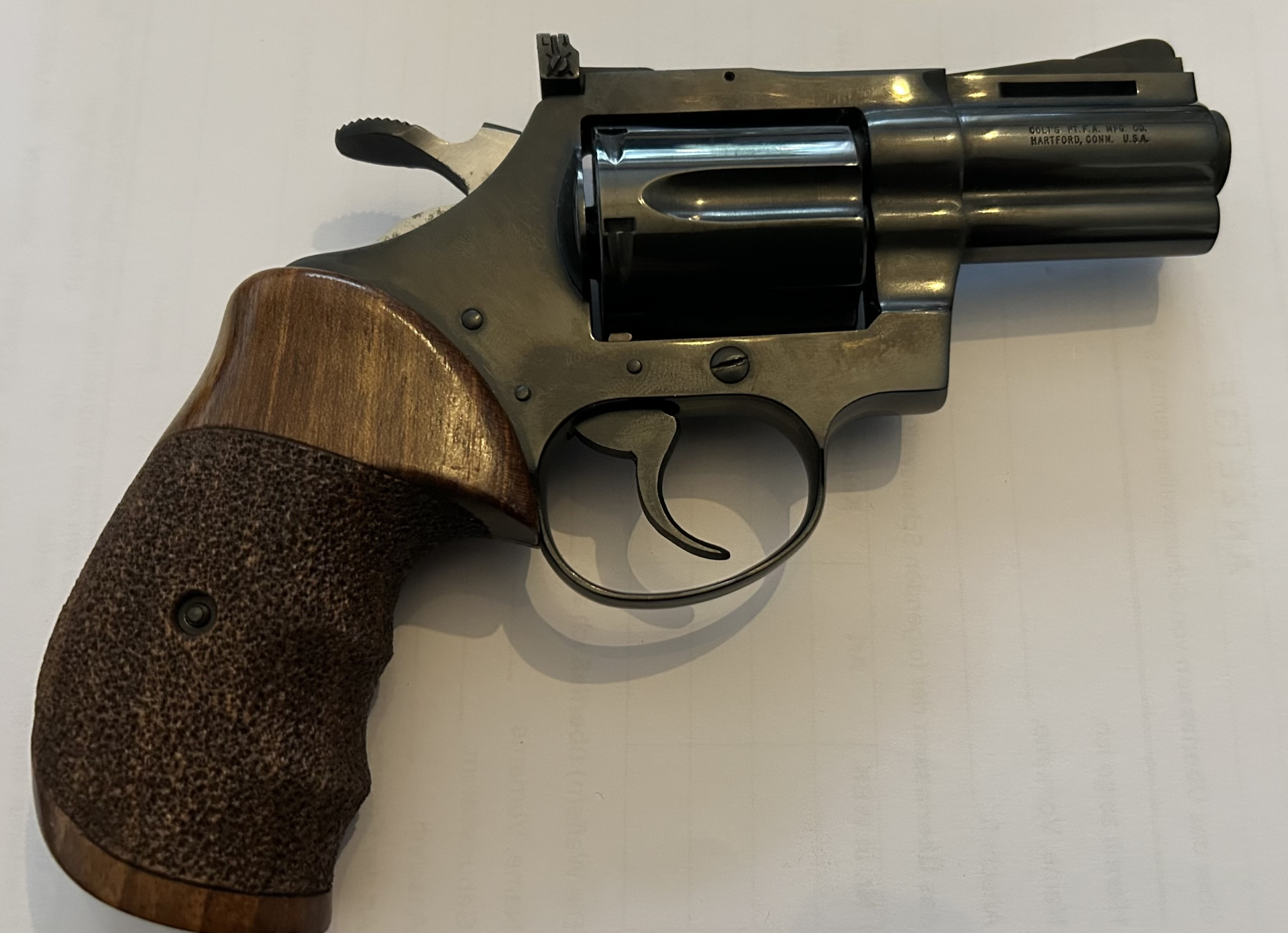 Colt Diamondback im cal. 38 spez. – Bild 2