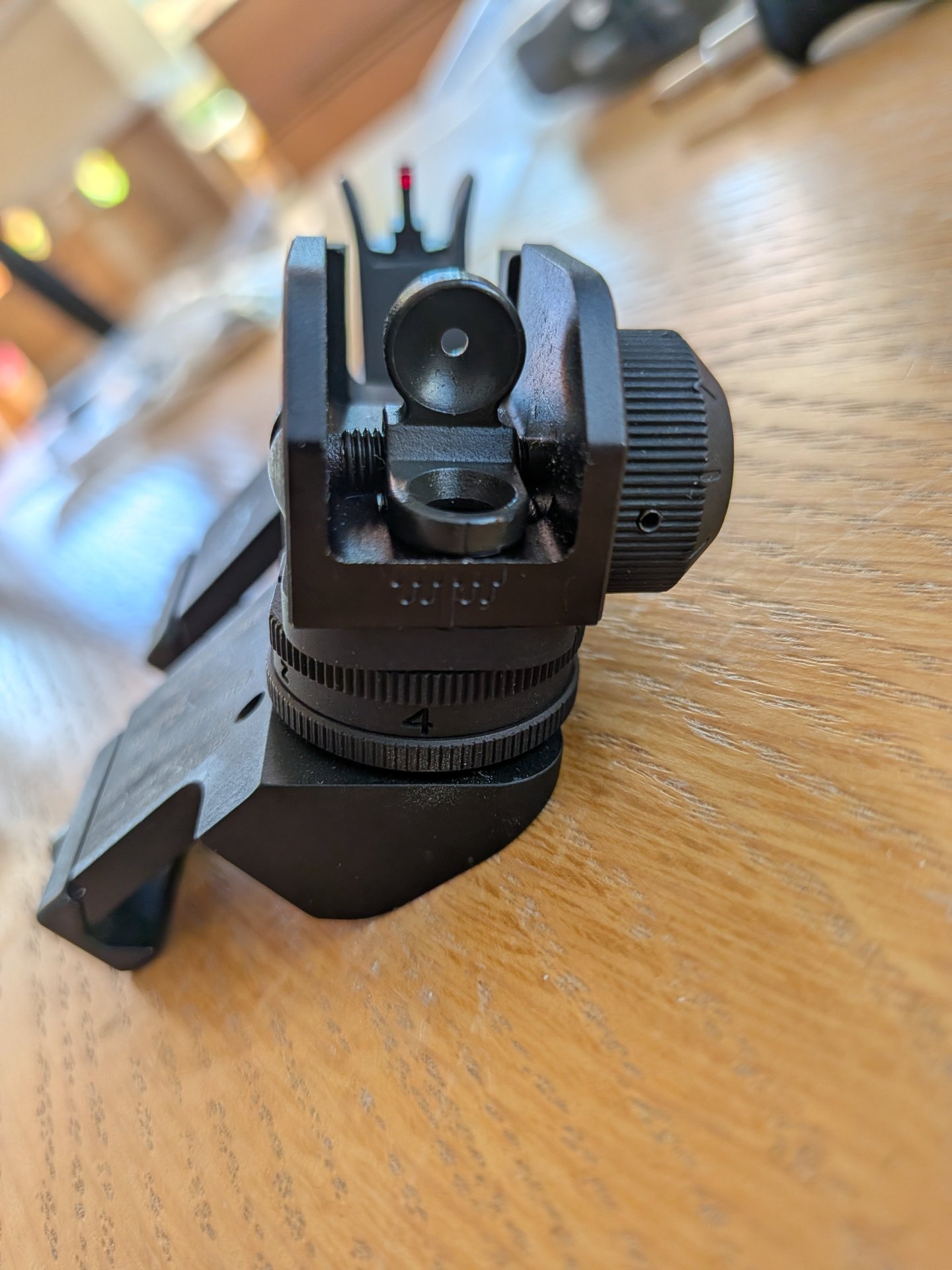 Dueck Defense RTS Offset-Visierung (Fiber Optik, Rechtshänder) inkl. OVP & Zubehör AR15 BUIS – Bild 2