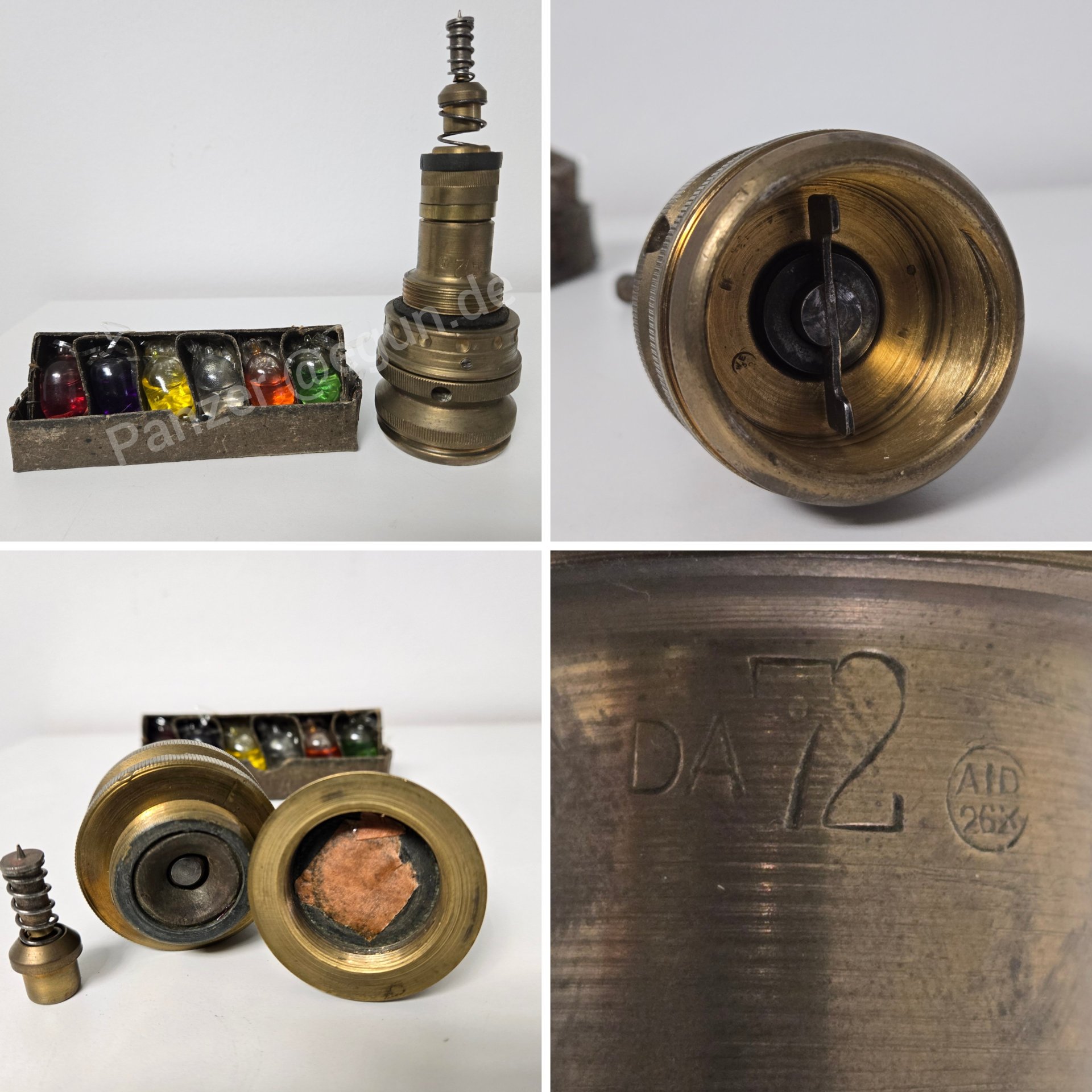 Britischer Bomb Fuze No37 (?) LZZ Langzeitzünder mit Glasampullen – Bild 1