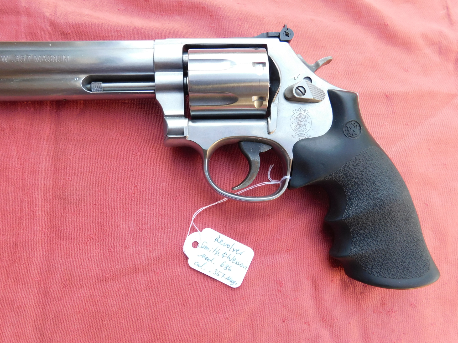 S&W Smith & Wesson Mod. 686-6 mit 7 Schuss Trommel, 6 Zoll Kal. 357 Mag. mit Koffer und Zubehör – Bild 2