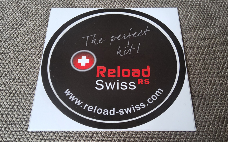 Reload Swiss RS - Aufkleber / Sticker – Bild 1