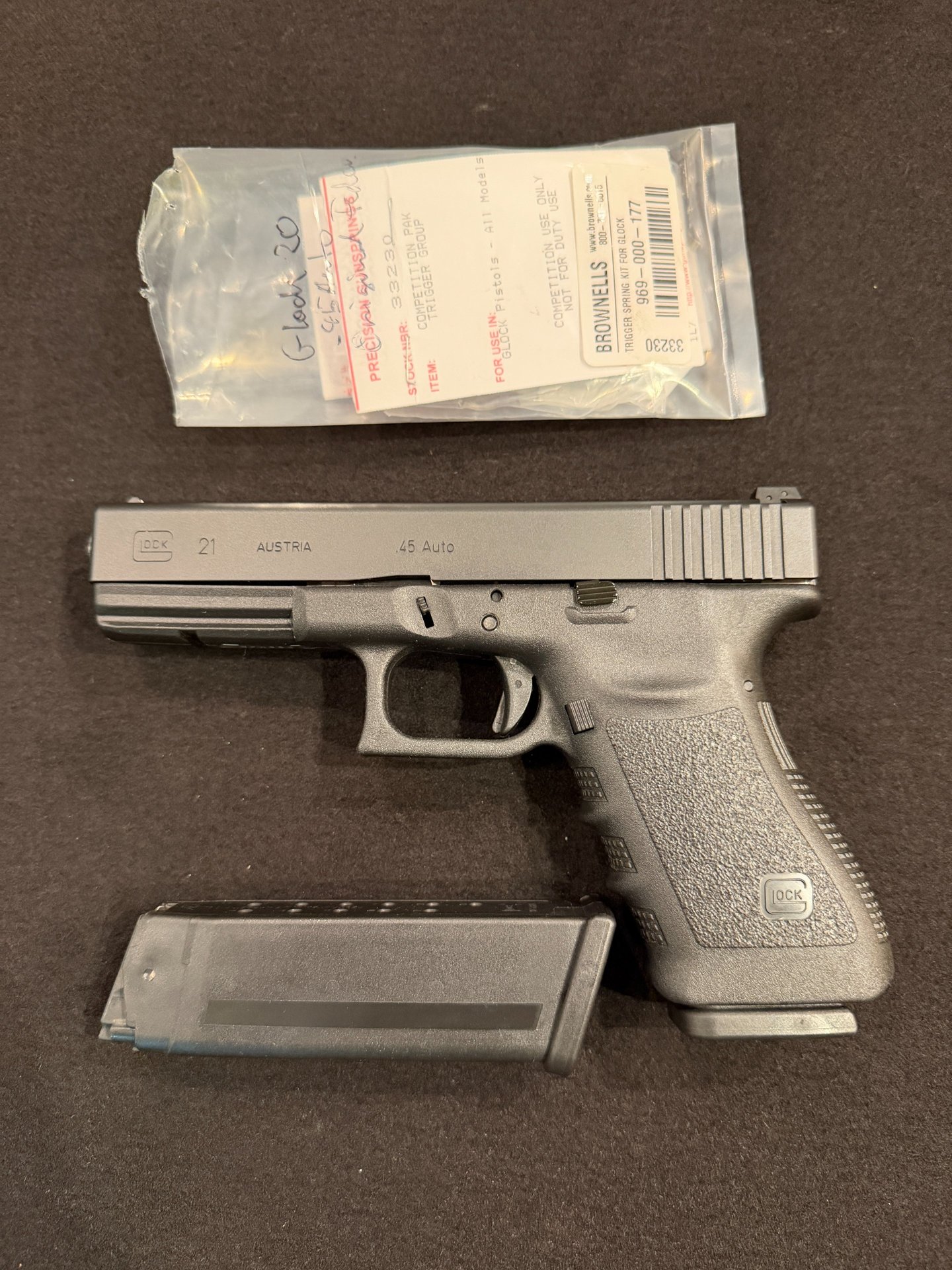 Glock 21 Gen. 3 .45 Auto – sportlich getunt, neuwertig – Bild 6