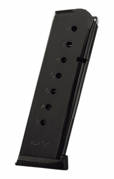 ACT MAG 8-Schuss Ersatzmagazin Metal COLT 1911 A1 .45 ACP 45 Auto | brüniert blued scharz NEU 1911er – Bild 1
