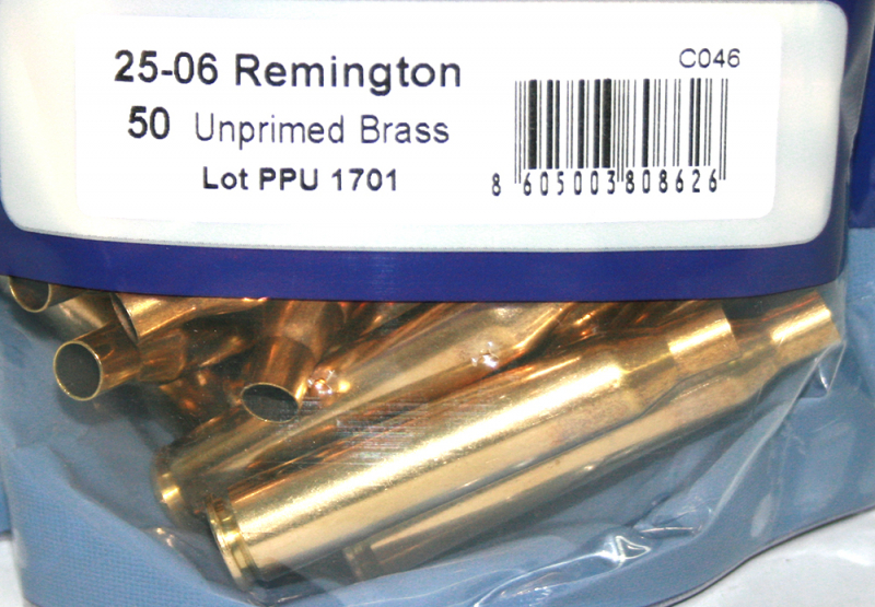 50 Stück NEUE PPU/PrviPartizan Langwaffenhülsen .25-06 Remington Boxerzündung / Unprimed Brass #C046 – Bild 1