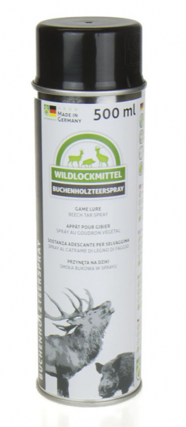 Buchenholzteer 500ml SPRAYDOSE > Buchenteer in Reinform ohne Zusätze! Lockt Rot- und Schwarzwild !!! – Bild 1