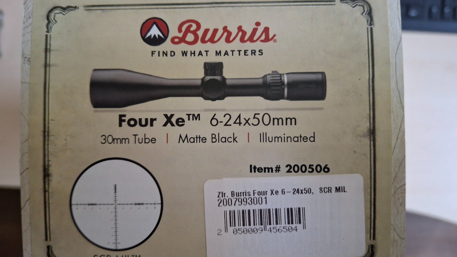 Burris Four XE 6-24x50mm Zielfernrohr Neu – Bild 5