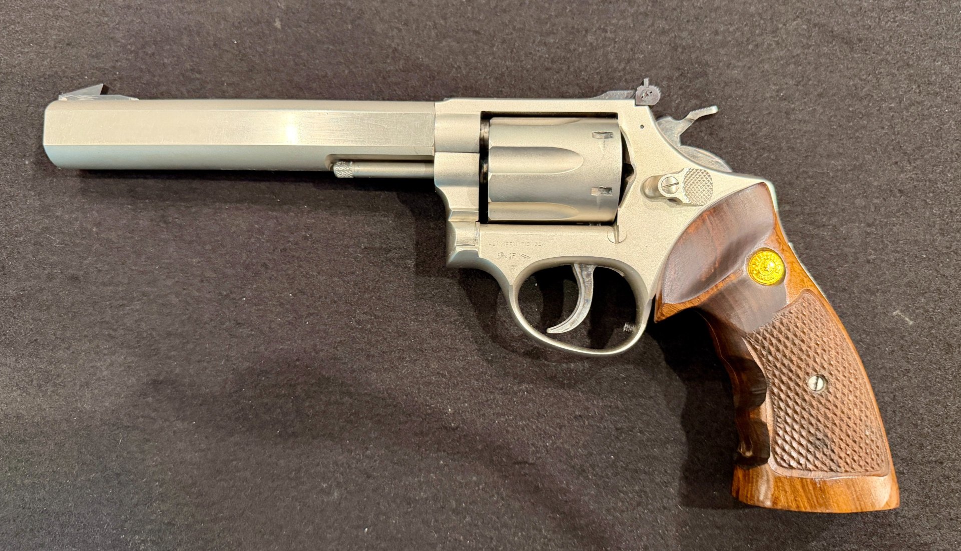 Sportrevolver Taurus/Hämmerli .357 Magnum – 6" Bull Barrel Polygon, getunt, Klappkorn – Bild 1