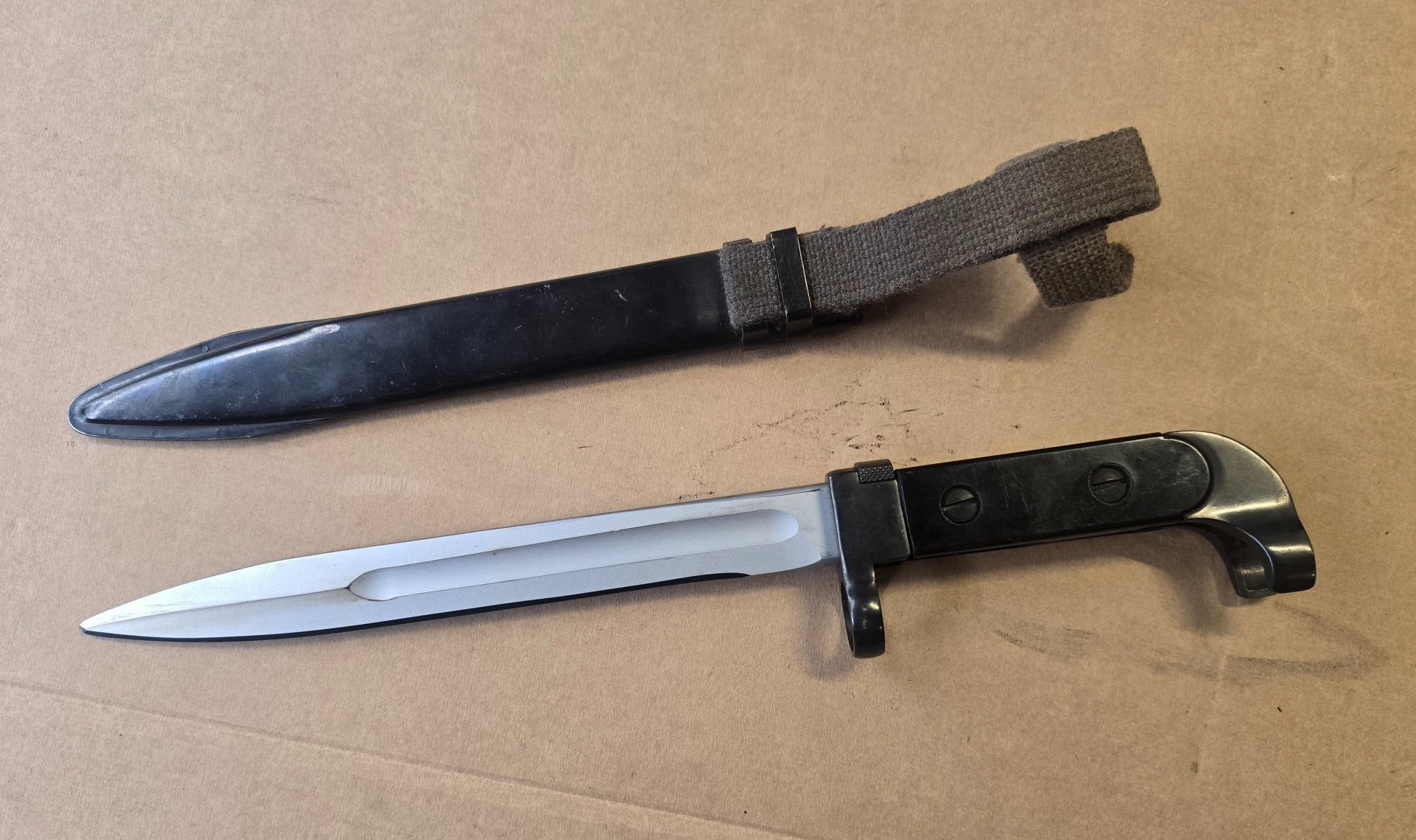 BAJONETT AK 47 DDR NVA original, frühe Fertigung – Bild 3