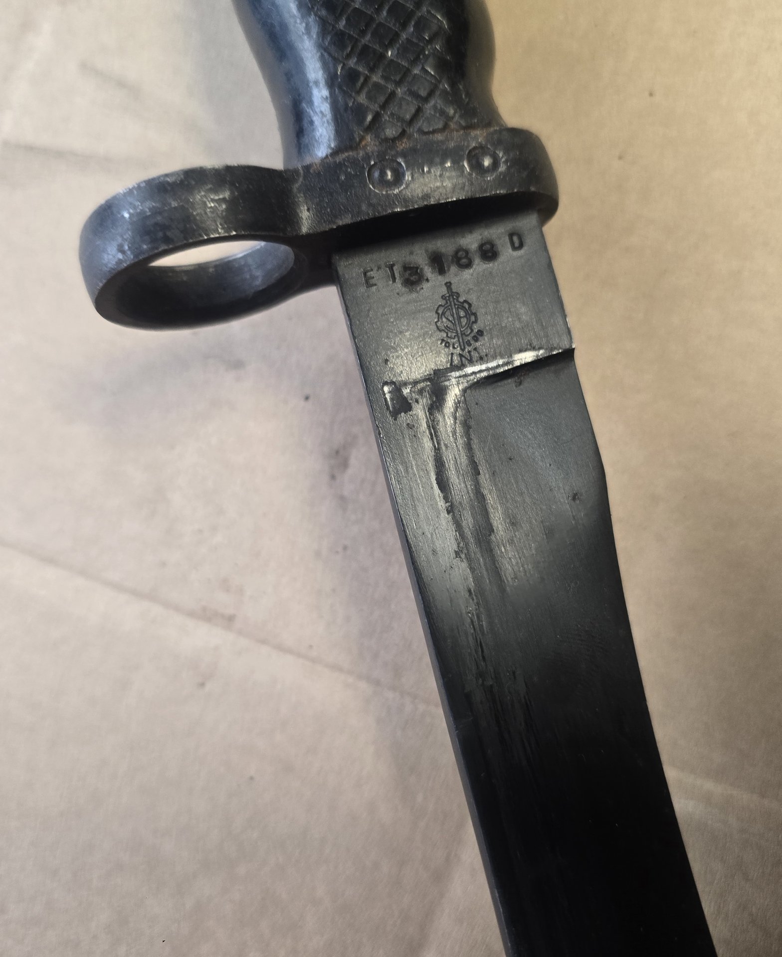 BAJONETT Spanien Seitengewehr CETME FR8/M58, Macheten Bajonett – Bild 1