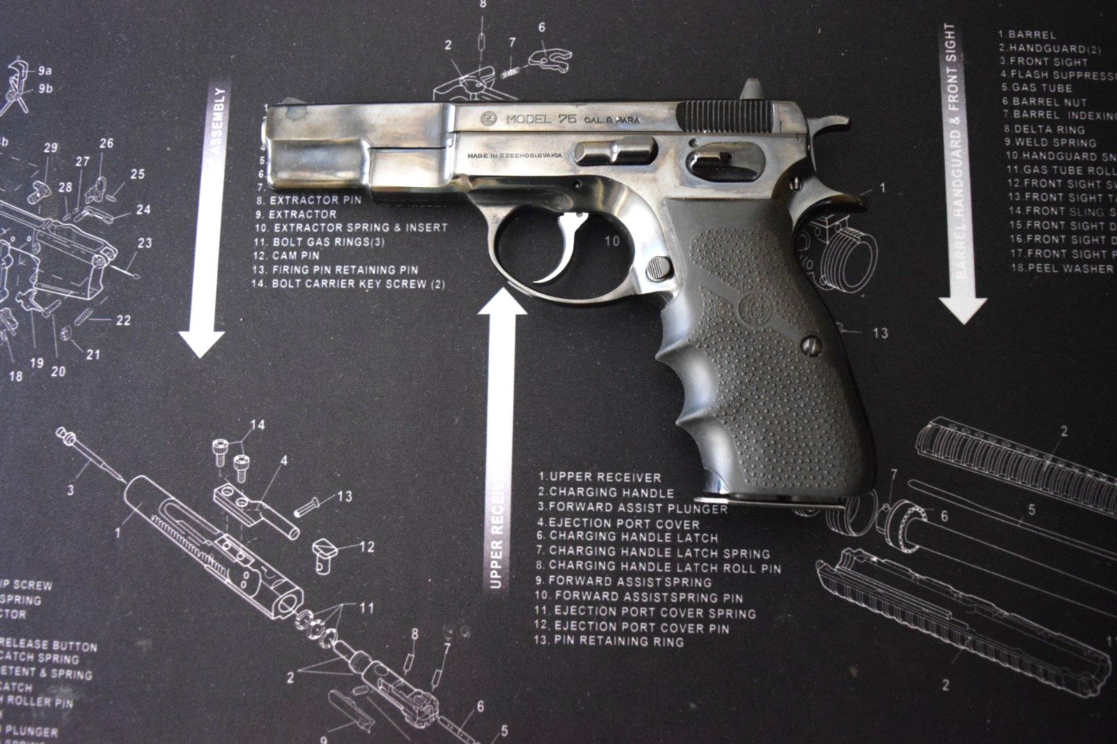 CZ 75 9 mm Luger Frühe Fertigung Rarität – Bild 2