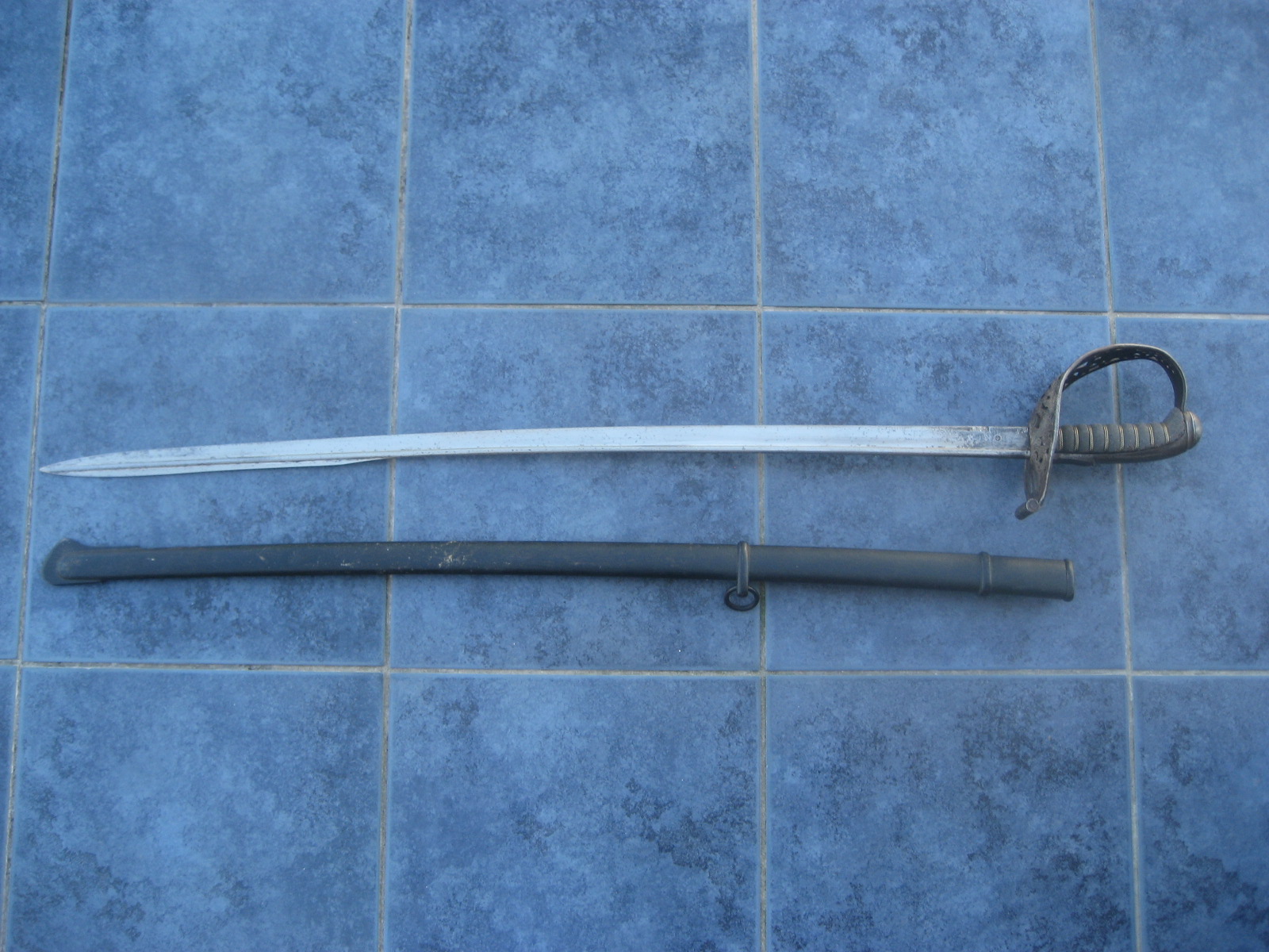 Schweizer Off. Säbel M 67 mit Schörklinge von "F. Hörster" Solingen – Bild 2
