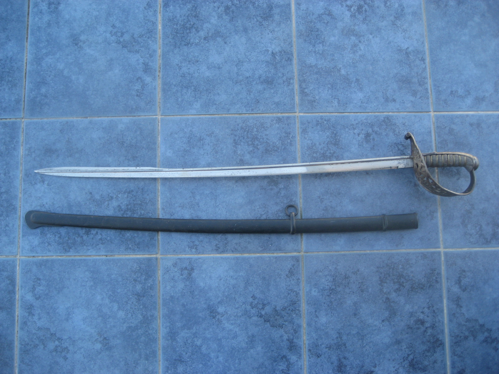 Schweizer Off. Säbel M 67 mit Schörklinge von "F. Hörster" Solingen – Bild 1