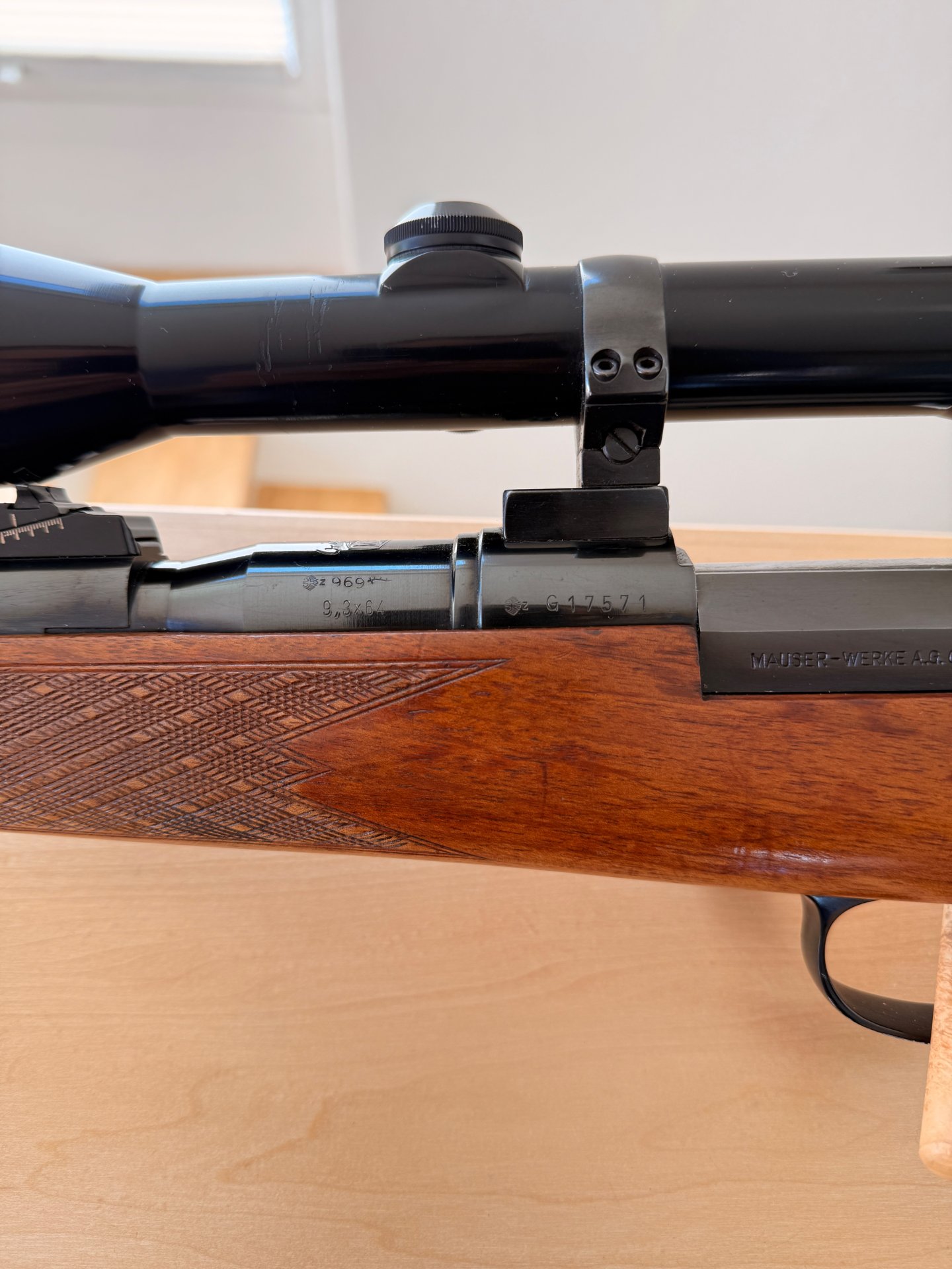 Mauser 66 S, 9,3x64, Wechsellauf 6,5x68 – Bild 3