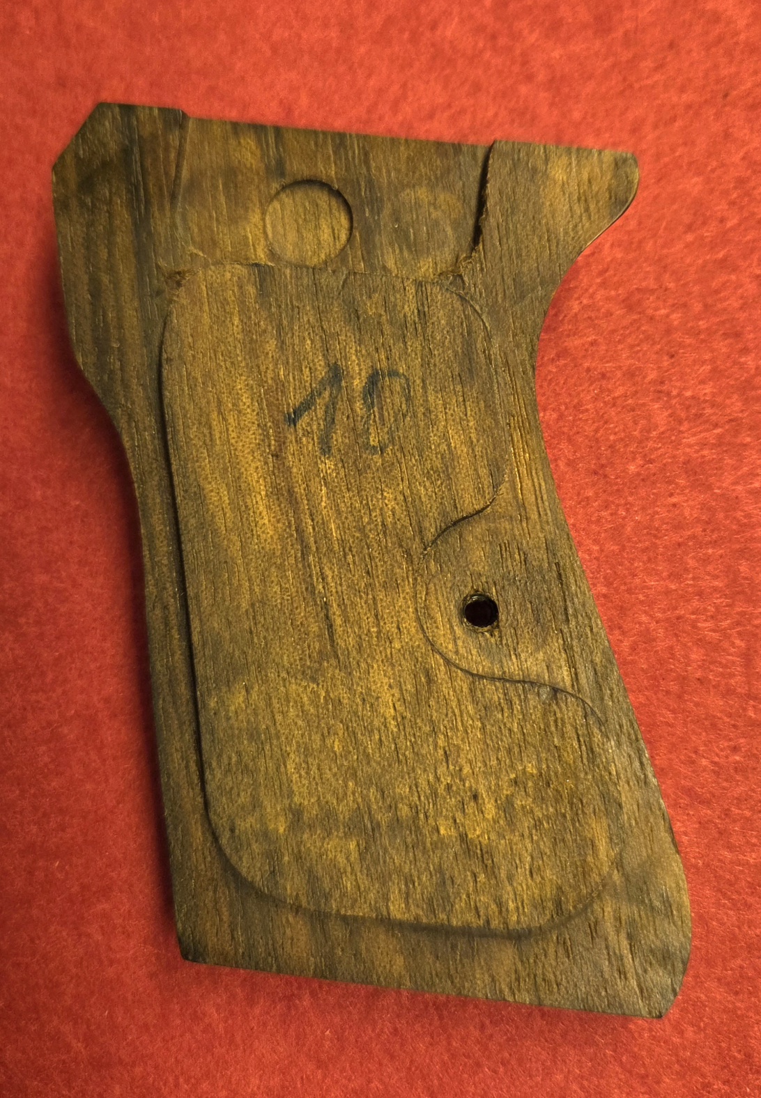 Holzgriffschale einzeln, rechts, für Walther PP 7,65m. Neuwertig – Bild 2