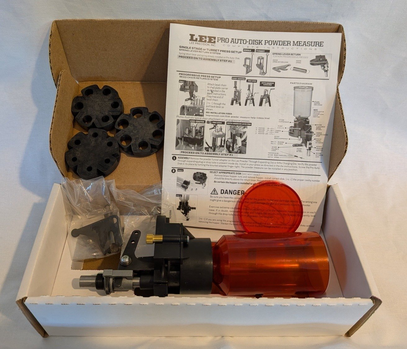 Lee Pro Auto-Disk Powder Measure / Pulverfüllgerät – Bild 1
