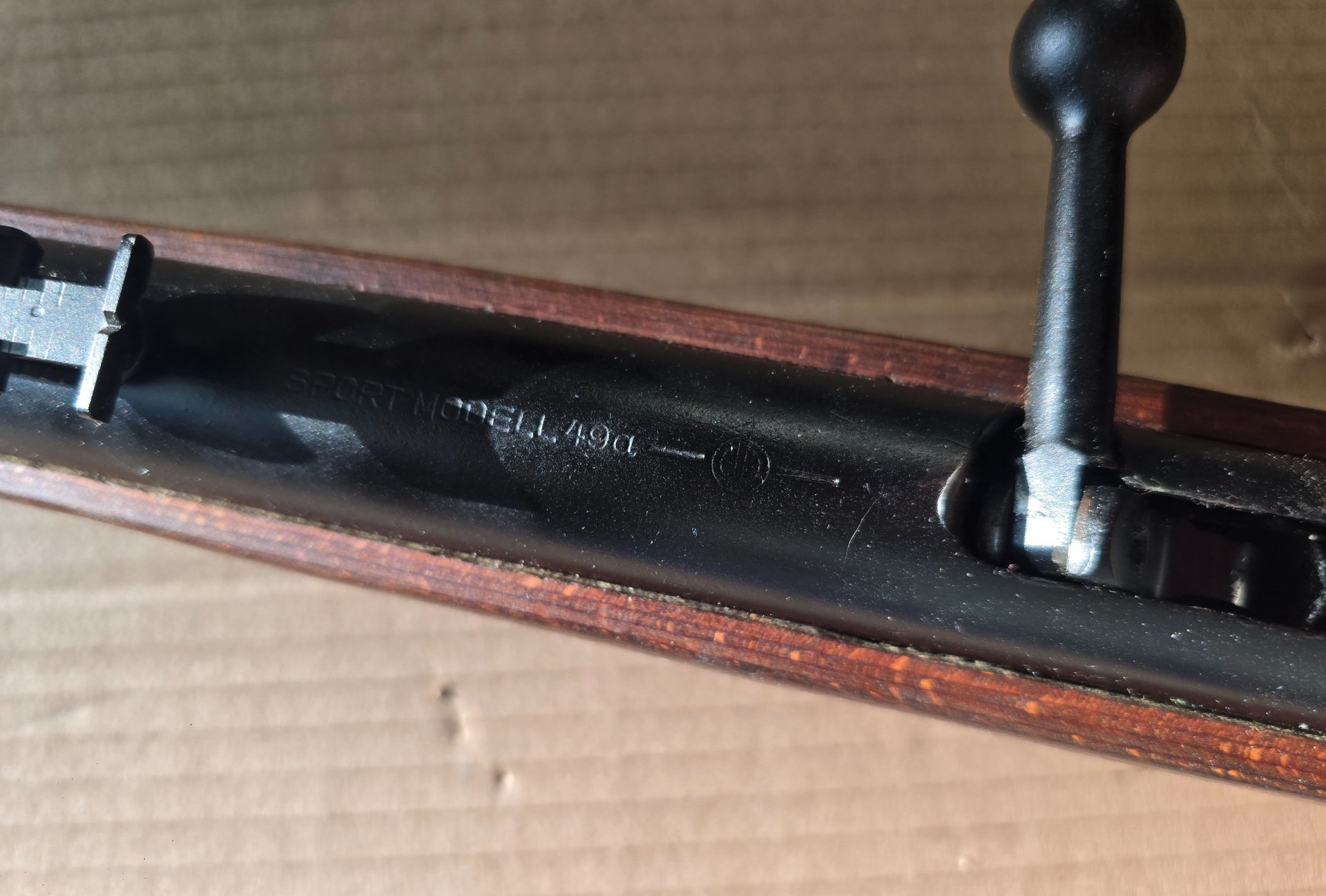 Luftgewehr DDR Haenel Suhl Modell 49a , Kal.4,4mm, Durchlader, NVA, GST!!! – Bild 2
