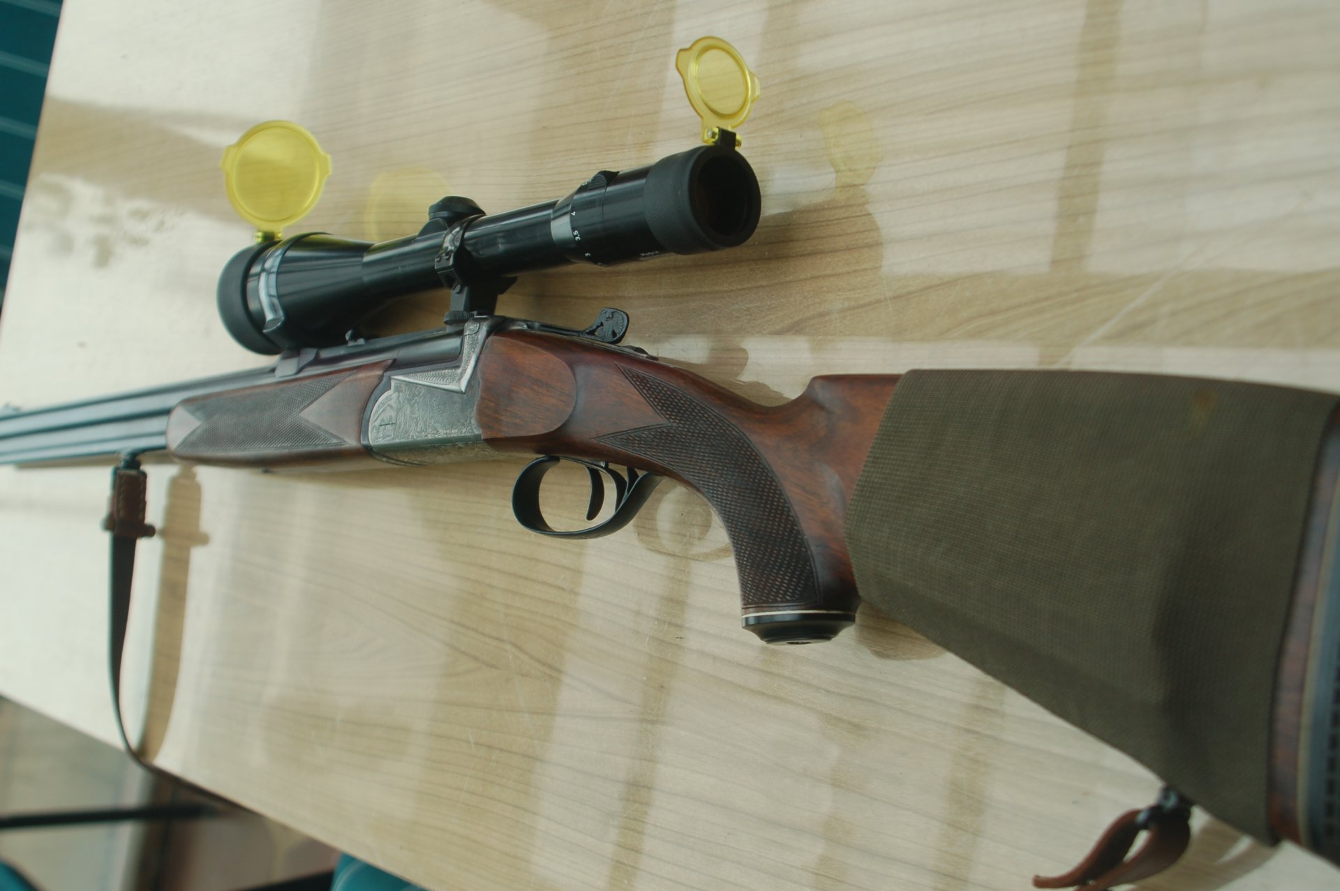Bockbbüchsflinte Zanardini 7 x 65 R / 12/70 mit EL Hornet – Bild 1
