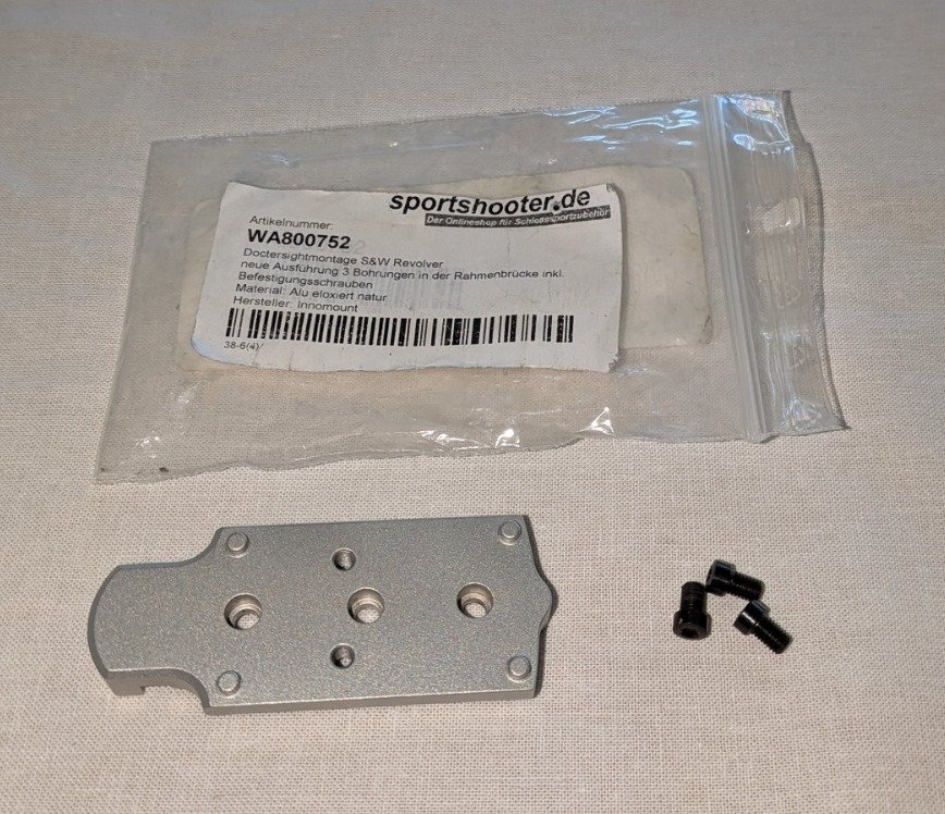 Montageplatte Smith & Wesson Revolver 686 Docter/Noblex/Burris/Vortex Footprint – Bild 1