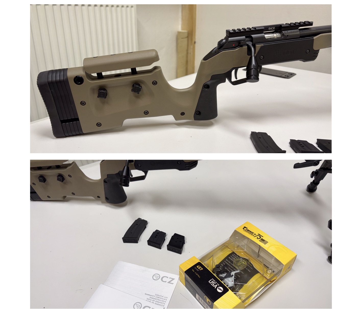 CZ 457 im MDT XRS Chassis, Timney Direktabzug u. Sinus Break Barrel Tuner, Kaliber .22lr – Bild 4