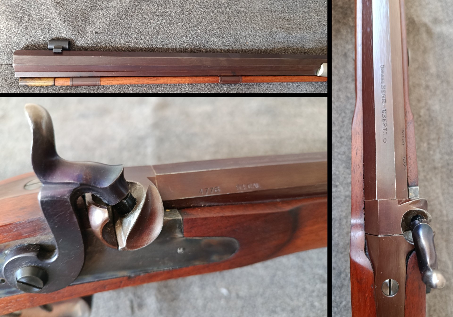 Hege-Uberti Hawken cal.54 "Santa Fe" Perkussion Diopter – Bild 3