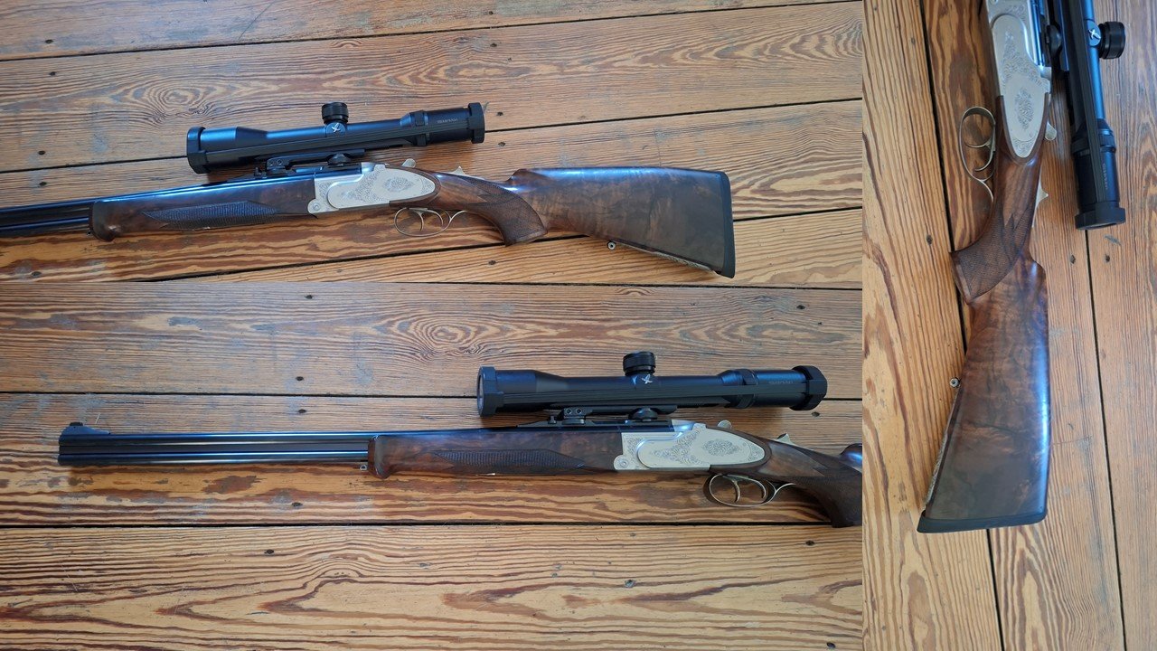 Krieghoff ULTRA TS Bergstutzen in LINKS mit Wurzelmaserholz – Bild 2