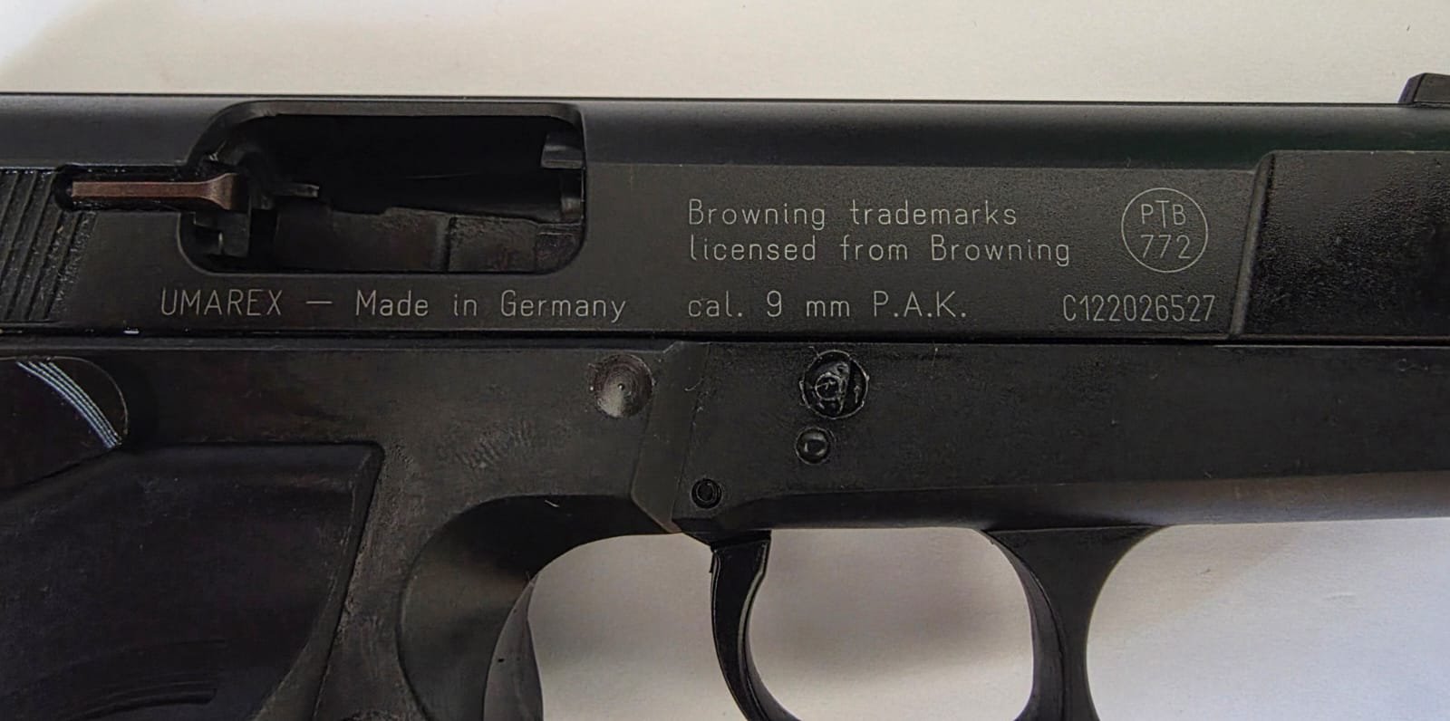 Browning GPDA 9 Schreckschuss Pistole 9mm P.A.K. schwarz brüniert – Bild 3